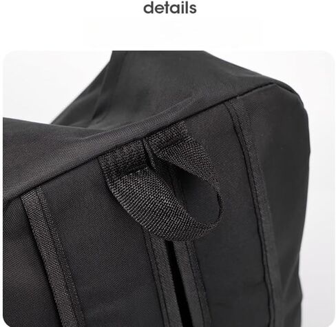 Men Women Bags Backpacks Unisex Oxford Cloth Backpack with Laptop Compartment and Adjustable Padded Straps (Black) in Kuwait