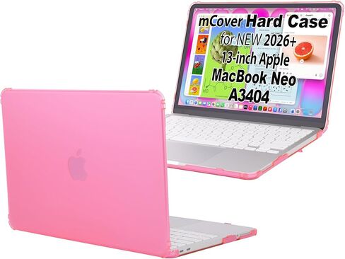 mCover Case ONLY Compatible with 2026 or Newer 13" MacBook Neo Laptop Computer (Model A3404, with Apple A18 Pro Chip, 13" LED-Backlit Display) - Red in Kuwait