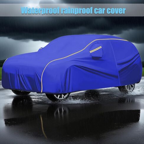 Full Car Cover Custom Fit for Bentley Bentayga (2015-2020) All Weather Car Cover丨Outdoor Garage Waterproof Breathable Dustproof Indoor with Storage Bag & Mirror Pocket in Kuwait