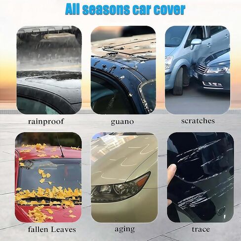 Full Car Cover Custom Fit for Bentley Bentayga (2015-2020) All Weather Car Cover丨Outdoor Garage Waterproof Breathable Dustproof Indoor with Storage Bag & Mirror Pocket in Kuwait