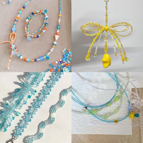 LET'S BEADING 19200Pcs 2mm Glass Seed Beads Small Craft Beads 12/0 for DIY Bracelet Necklaces Crafting Jewelry Making Supplies(48 Colors, Yellow/Blue Series) in Saudi Arabia