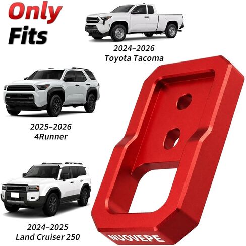خطافات سحب أمامية لسيارة Toyota Tacoma (2024-2026)/4Runner (2025-2026)/Land Cruiser 250 (2024-2025)، خطاف سحب عالي التحمل لتعزيز حماية ومظهر السيارة/الشاحنة in Kuwait