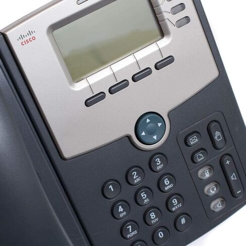 Cisco SPA504G 4-Line IP Phone with 2-Port Switch, PoE and LCD Display, Silver, Grey (Renewed) in Kuwait