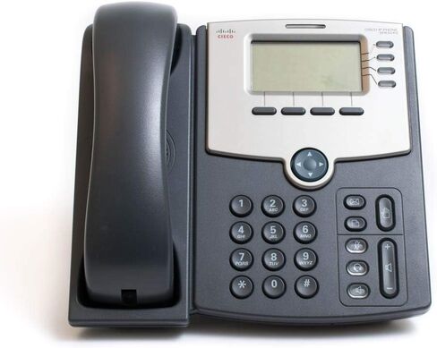 Cisco SPA504G 4-Line IP Phone with 2-Port Switch, PoE and LCD Display, Silver, Grey (Renewed) in Kuwait