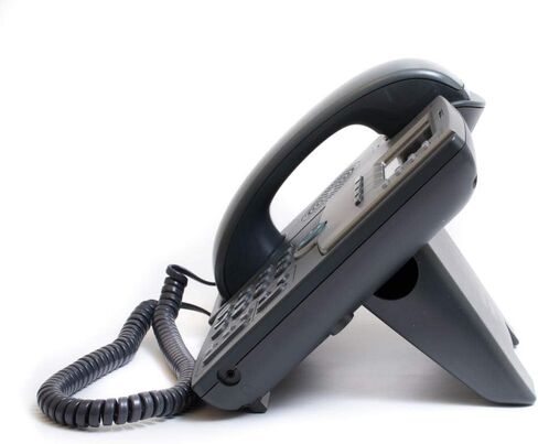 Cisco SPA504G 4-Line IP Phone with 2-Port Switch, PoE and LCD Display, Silver, Grey (Renewed) in Kuwait