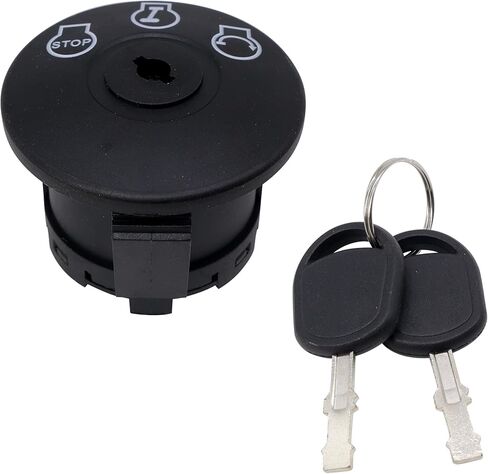 HiSport 72512066 Ignition Switch with Keys 3 Position 6 Pin - Compatible with Cub Cadet ZT1 ZT2 ZTX4 MTD Z510 Z530 Z550 Troy Bilt Z510 Z530 Replaces 725P12066 92512066 in Kuwait