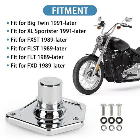 PSLER Motorcycle Solenoid Housing Switch Cover Starter Push Button Starter for Big Twin Softail Dyna Sportster Street Bob Fat Bob Touring Electra Glide 1991-2021 in Kuwait