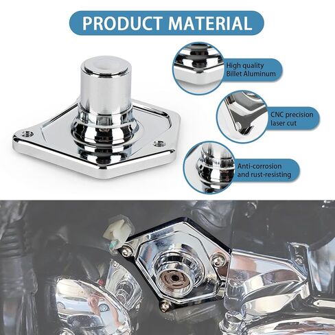PSLER Motorcycle Solenoid Housing Switch Cover Starter Push Button Starter for Big Twin Softail Dyna Sportster Street Bob Fat Bob Touring Electra Glide 1991-2021 in Kuwait