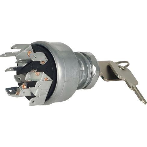 XYZIL Ignition Switch w/ 2 Key 1652306C91 Compatible with International Truck 4000 Series 8000 Series 463032C91 1652307C91 577.55534 11 Pin 4 Position Acc-Off- ON/Acc-Start in Kuwait