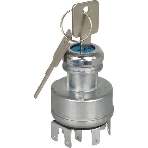 XYZIL Ignition Switch w/ 2 Key 1652306C91 Compatible with International Truck 4000 Series 8000 Series 463032C91 1652307C91 577.55534 11 Pin 4 Position Acc-Off- ON/Acc-Start in Kuwait