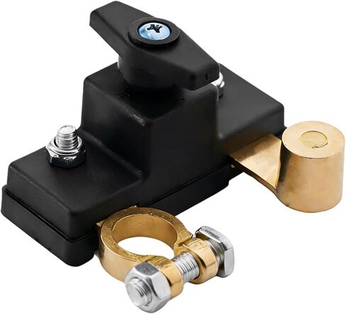 Battery Disconnect Switch, 12V/24V Heavy Duty Power Cut Off Switch Anti-Leakage Disconnect Isolator, Universal Battery Terminal Shut Off Switches for Car RV Marine Boat in Kuwait