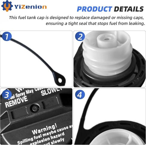 42031SA010 Gas Cap, Fuel Cap Compatible with Subaru Forester 2003-2004/2006-2008, Outback 2004, Baja 2004-2006, Impreza WRX 2003-2007, Impreza WRX STi 2004-2007, Legacy, Replace 42031-FE000 in Saudi Arabia