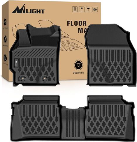 Nilight TPE Floor Mats for Toyota Prius Hybrid 2012 2013 2014 2015 All Weather Custom Fit Heavy Duty Floor Liners in Saudi Arabia