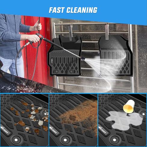Nilight TPE Floor Mats for Toyota Prius Hybrid 2012 2013 2014 2015 All Weather Custom Fit Heavy Duty Floor Liners in Saudi Arabia