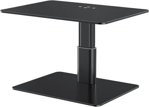 Monitor Stand Riser Adjustable Height Metallic Desktop Storage Organizer Display Computer Laptop TV PC Printer in Saudi Arabia