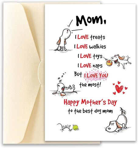 POMELION Father's Day Card for Dog Dad, Husband, Boyfriend from Son, Daughter, Wife - Cute Gifts for Man Who Love Dogs - Father Day Gift for Dad Dogs, Dog Lovers - Greeting Card in Saudi Arabia
