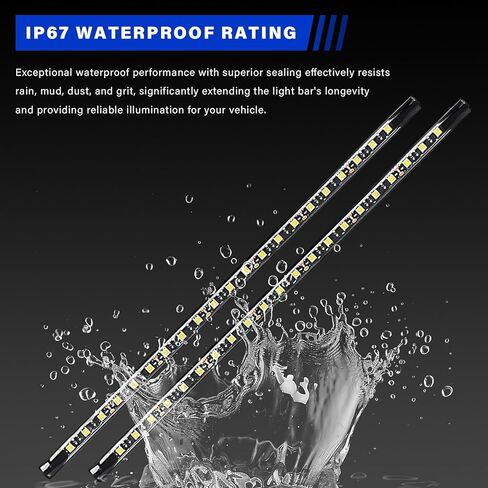 2-in-1 Under Hood LED Light Kit, 12V Waterproof Car Under Hood Work Inspection Lights Bar with Switch, High Brightness Engine Bay Repair Lamp LED Light Strip Kit for Car Truck SUV in Saudi Arabia