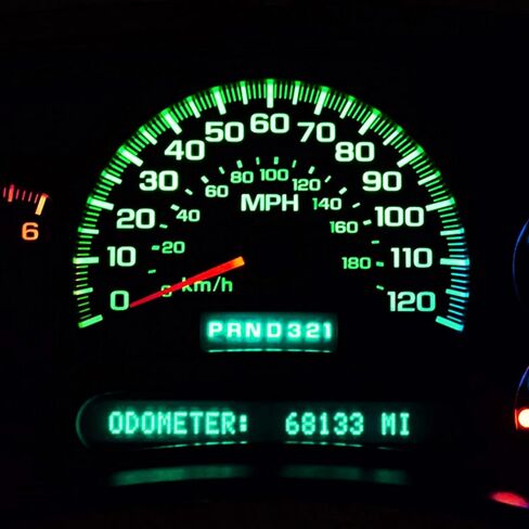 Dash Cluster Gauge Instrument LED Lights Bulb Kit for 1981–1998 GMC Suburban Sierra C1500 K1500 C2500 K2500 Truck, Green, Non-Polarity, 300lm, Dimmable, 10 Pack in Saudi Arabia