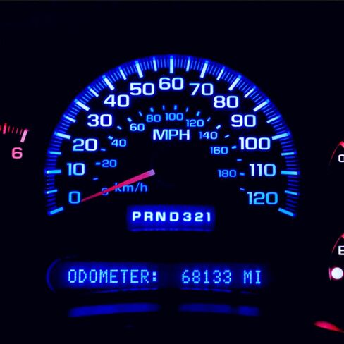 Dash Cluster Gauge Instrument LED Lights Bulb Kit for 1981–1998 GMC Suburban Sierra C1500 K1500 C2500 K2500 Truck, Green, Non-Polarity, 300lm, Dimmable, 10 Pack in Saudi Arabia