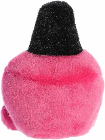 Aurora® Adorable Palm Pals™ Kitty Nail Polish™ الحيوانات المحشوة - قطيفة ممتعة قابلة للتجميع للأطفال والكبار - مثالية لتزيين الغرف وهدايا عيد الميلاد - وردي 10.16 سم in Kuwait