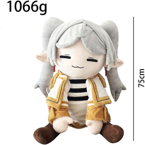 QAHEART 2024 New Frieren Soft Figure Pillow, 75cm Big Size Anime Figure Hug Pillow Home Sofa Cushions Decoration in Saudi Arabia