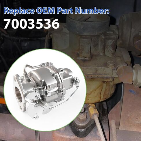 7003536 Rochester BC 1 Barrel Carburetor Kit with Automatic Choke, for 1950-1956 Chevy Bel Air Rochester 235 1bbl Carburetor 3.8L & 3.9L 235Cu 6cyl 7003538 in Kuwait
