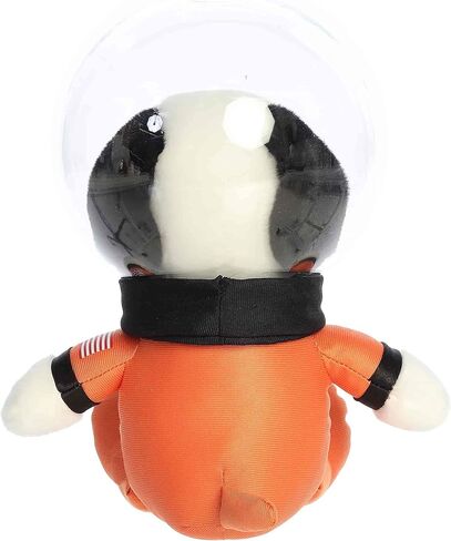 Aurora® Adorable Peanuts® Space Suit Snoopy مع خوذة حيوانات محشوة - ألعاب مرخصة رسميًا لجميع محبي Snoopy - هدية حنين للبالغين واحتفالات أعياد الميلاد - برتقالية 10 بوصات in Kuwait