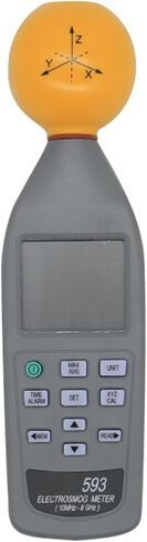 EMF Electrosmog Meter 10 ميجا هرتز إلى 8 جيجا هرتز TES-593 TES 593R متوافق مع قياس قوة مجال الموجات الكهرومغناطيسية عالية التردد RF بيئة المعيشة الشخصية سلامة EMF in Kuwait