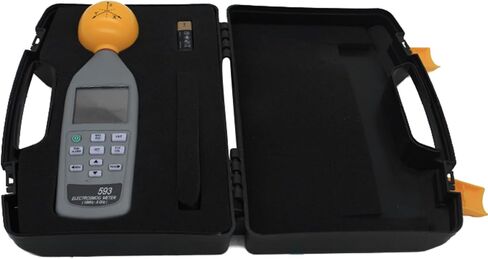 EMF Electrosmog Meter 10 ميجا هرتز إلى 8 جيجا هرتز TES-593 TES 593R متوافق مع قياس قوة مجال الموجات الكهرومغناطيسية عالية التردد RF بيئة المعيشة الشخصية سلامة EMF in Kuwait