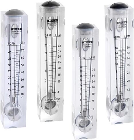 1pc Without Valve 5-35 4-40 10-60 10-70 10-100 30-130 15-150 LPM 1" BSPT Male PMMA Liquid Flowmeter Water Flow Meter Rotameter LZM-25(15-150 LPM) in Kuwait