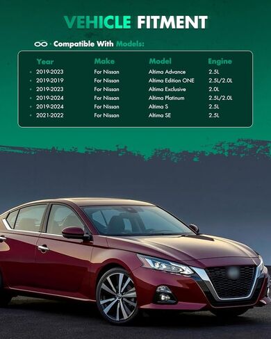 SCITOO Spoiler Wing Fits for 2019-2021 for Nissan Altima Glossy Black V Style Rear Trunk Spoiler Wing in Kuwait