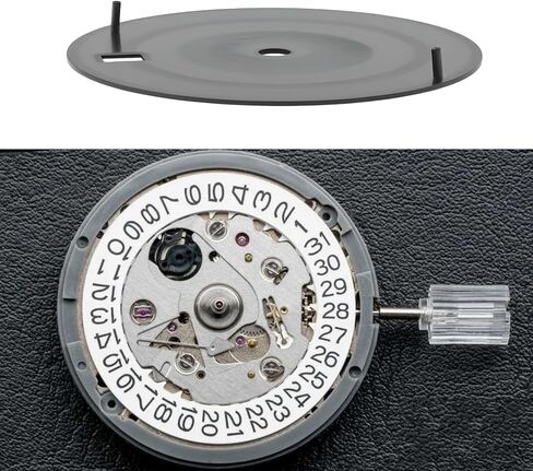 28.5mm Brass Black Watch Dial Plate Date At 3.8 Compatible with NH35 4R35 6R15 in Kuwait
