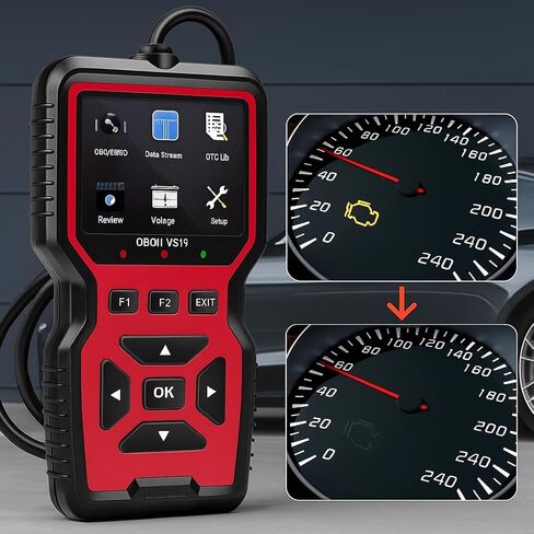 Enhanced OBD2 Auto Diagnostic Scanner, Vehicle Trouble Code Reader with Live Data Stream, Battery Voltage Test, and Oxygen Sensor Check, 35901 DTC Library in Kuwait