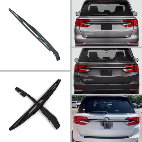 Rear Back Windshield Wiper Arm Blade for Honda Odyssey Elite EX EX-L LX Sport Touring 2018 2019 2020 2021 2022 2023 2024 Car Rear Wiper arm Blade Set Replacement in Kuwait