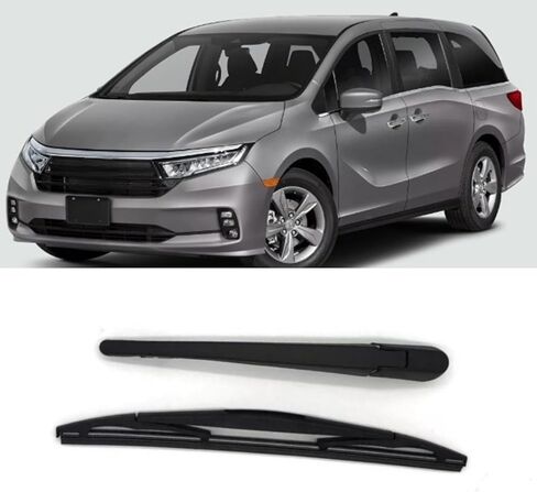 Rear Back Windshield Wiper Arm Blade for Honda Odyssey Elite EX EX-L LX Sport Touring 2018 2019 2020 2021 2022 2023 2024 Car Rear Wiper arm Blade Set Replacement in Kuwait