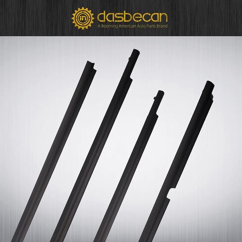 Dasbecan Weatherstrip Window Seal Car Window Moulding Trim 4pcs Compatible with Toyota Highlander 2008 2009 2010 Replaces# 75720-0E030 75710-0E030 75740-0E030 75730-0E030 in Kuwait