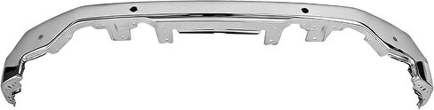 Front Bumper Face Bar W/Sensor Holes Compatible with 2022 2023 2024 2025 2026 G-MC Sierra 1500 Replaces 84878742, GM1002901 One-Piece Chrome Steel in Saudi Arabia