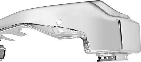 Front Bumper Face Bar W/Sensor Holes Compatible with 2022 2023 2024 2025 2026 G-MC Sierra 1500 Replaces 84878742, GM1002901 One-Piece Chrome Steel in Saudi Arabia