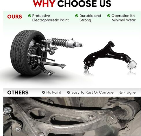 Front Lower Control Arms w/Ball Joint Outer Tie Rods Sway Bars Suspension Kit Fit for Chevy Equinox 2005-2009 Pontiac Torrent(3.4L) 2006-2009 Saturn Vue 2002-2007 K621129 K621136-6pcs in Kuwait