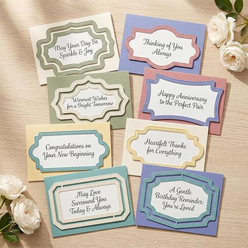3D Backgrounds Frame Metal Cutting Die, 8 Styles Labels Die-Cuts, Cutting Dies for Scrapbooking, Card Making, DIY Album, Paper Craft, Party Wedding Decorations (6.2x5.1 Inch) in Kuwait