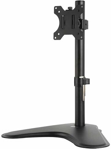 10 to 32 inch Monitor Stand Single 45° Tilt & 90° Swivel & 360° Rotation 75x75mm 100x100 Desk in Saudi Arabia