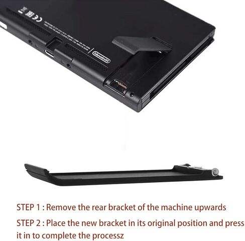 2 Set of Replacement Kickstand Stand Back Shell Holder， Back Bracket for Nintendo Switch Console ，Replacement Kickstand for Nintendo Switch Console-with Screwdriver in Saudi Arabia