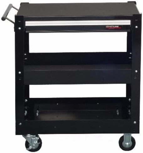 Craftline Metal 3 Shelf Cart with Drawer in Kuwait