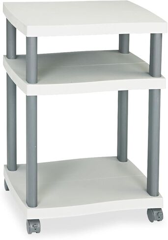 Safco 1860GR Wave Design Printer Stand Three-Shelf 20w x 17-1/2d x 29-1/4h Charcoal Gray in Kuwait