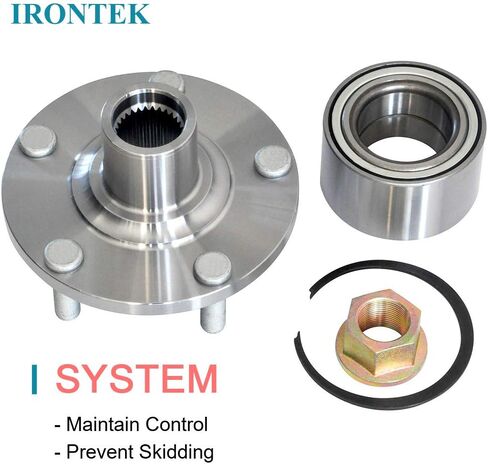 IRONTEK Front Wheel Hub Bearing Assembly for Nissan 2002-2006 Altima 2000-2008 Maxima, 2000-2001 for Infiniti I30 Base/T, 2002-2004 for Infiniti I35 Base 518516 in Kuwait