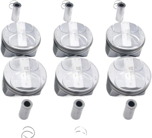 Pistons Rings Set 2.5L 3.0L V6 GAS DOHC 2.5 3.0 L T M272 Compatible With C E CLK CLS ML R S SL SLK 2005-2015 in Saudi Arabia