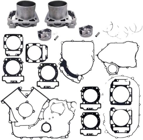2 Set Cylinder I II Piston Gasket Kit 0800-023100-0001 0800-023002 Compatible With Z8 UForce U8 ZForce Ups CF800cc Engine in Saudi Arabia