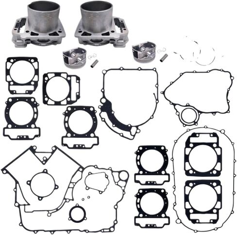2 Set Cylinder I II Piston Gasket Kit 0800-023100-0001 0800-023002 Compatible With Z8 UForce U8 ZForce Ups CF800cc Engine in Saudi Arabia