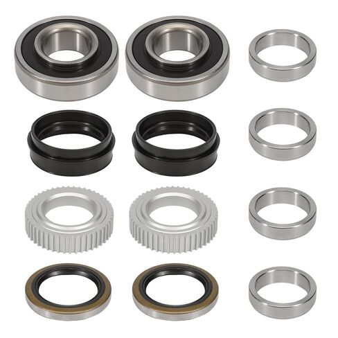 42423-20010 ABS Left & Right Rear Wheel Bearing and Seal Set fits 4Runner 1984-2002; Tacoma 1995-2004; Tundra 2000-2006 Replaces 90363-40068, 43517-35010 in Kuwait