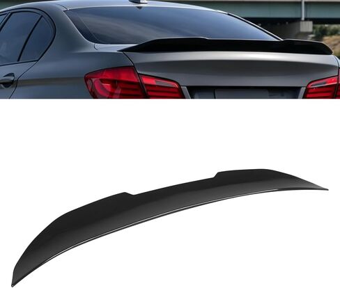 Rear Spoiler Fit for BMW 5 Series F10 M5 Sedan 2010 2011 2012 2013 2014 2015 2016, Trunk Lid Wing Spoiler, Glossy Black in Saudi Arabia